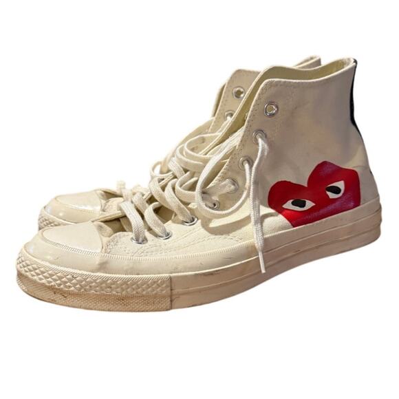 Converse x PLAY Comme des Garçons Chuck 70 Men's Sz. 9 (W 11) - Picture 2 of 13